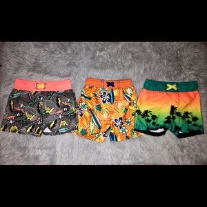 Infant Swimming Trunks 3-Pieces Bundle SZ 9M-12M